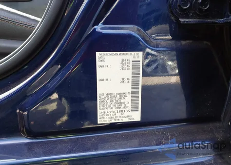 2020 Nissan Altima Sr Fwd from USA, damaged, VIN 1N4BL4CV7LC188135